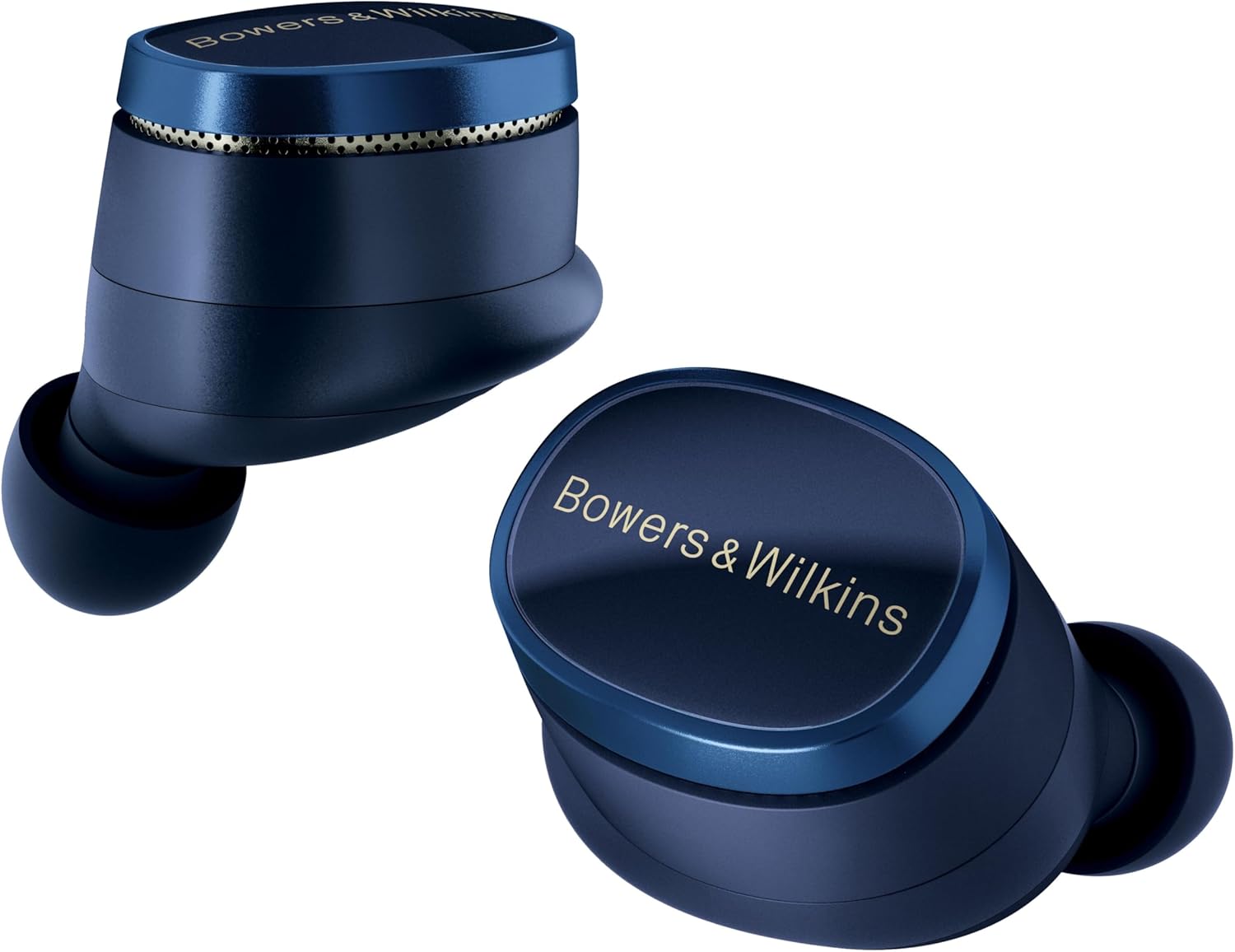 Bowers & Wilkins Pi8 Wireless Bluetooth Earbuds (Midnight Blue) in-Ear Bluetooth Earphones with Qualcomm & aptX Lossless Active Noise Cancelling Earbuds 3 Built-in Mics 15-Min Quick Charging