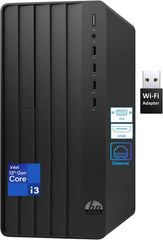 HP Desktop Computer Tower for Home Student & Business 13th Gen Intel Quad-Core Processor 16gb Ddr4 Ram 256gb Pcie Ssd WiFi Adapter Vga Rj-45 Hdmi Keyboard and Mouse Windows 11 Home