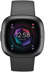 Fitbit Sense 2 Advanced Health and Fitness Smartwatch with Tools to Manage Stress and Sleep ECG App SpO2 24/7 Heart Rate and GPS Shadow Grey/Graphite One Size (S & L Bands Included)