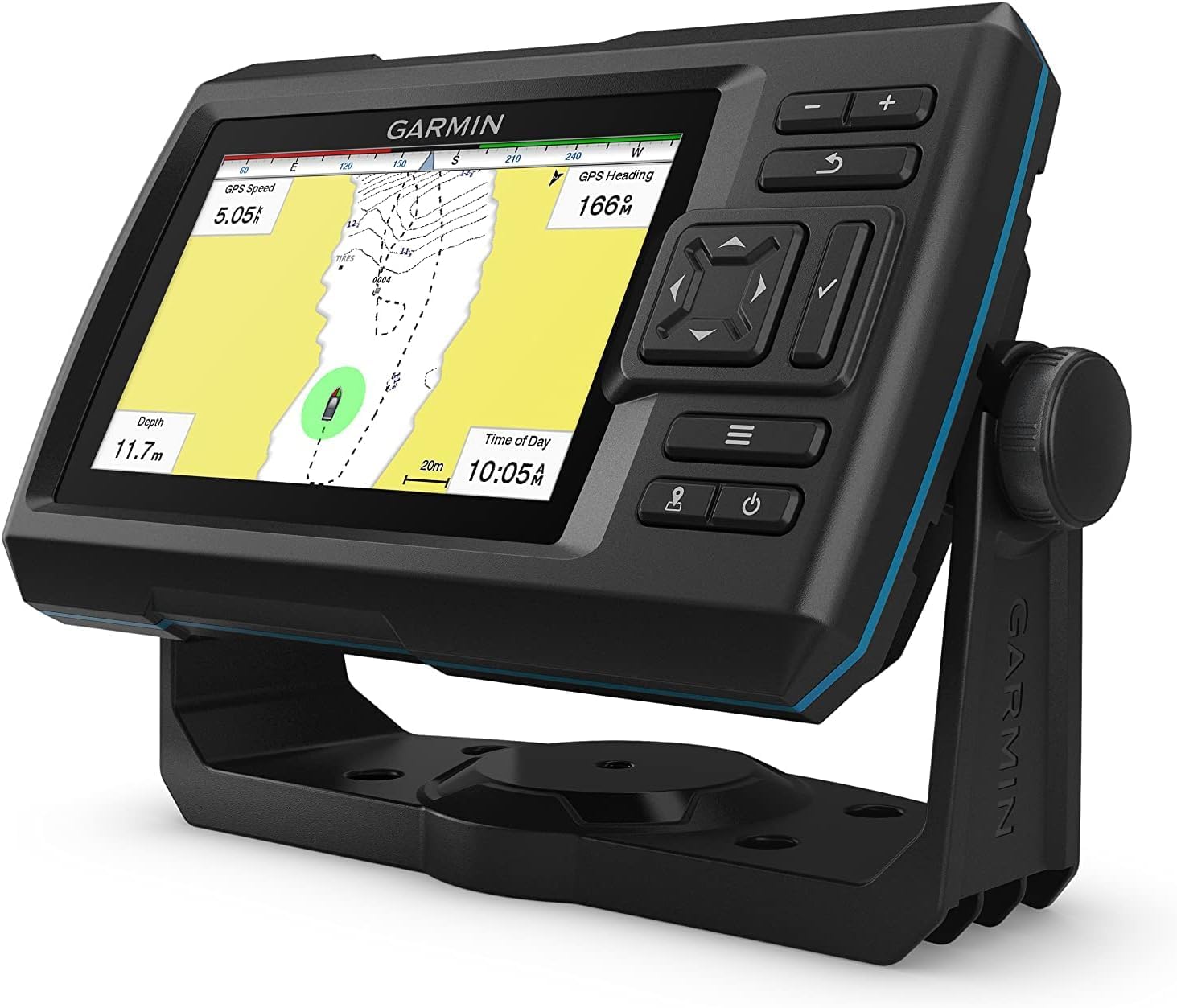Garmin Striker Vivid 5cv Easy-to-Use 5-inch Color Fishfinder and Sonar Transducer Vivid Scanning Sonar Color Palettes (010-02551-00) (Renewed)