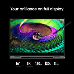 Samsung 16” Galaxy Book5 Pro 360 Copilot+ PC AI Business Laptop Windows 11 Pro Intel Core Ultra 7 Processor 258V 3K AMOLED Touchscreen 32GB / 1TB 120HZ 2025 Model NP964QHA-KG2US Gray