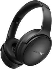 Bose QuietComfort Headphones - Wireless Bluetooth Headphones Active Over Ear Noise Cancelling and Mic USB-C Charging Deep Bass Up to 24 Hours of Playtime Black
