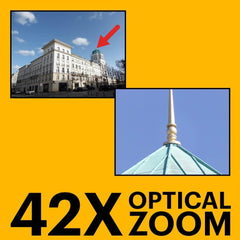 Kodak PIXPRO AZ425-BK 20MP Digital Camera 42X Zoom 24mm Wide Angle Lens Image Stabilization 1080p Full HD Video 3" LCD Black