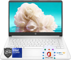HP Ultrabook Laptop for Students and Business • Office 365 & Copilot AI • Intel 4-Core CPU • 1.1TB Storage (1TB OneDrive and 64GB SSD) • 8GB RAM • Windows 11 w/o Mouse