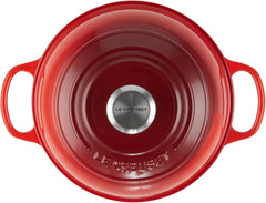 Le Creuset Enameled Cast Iron Signature Round Bread Oven, 9.5 inch, Cerise