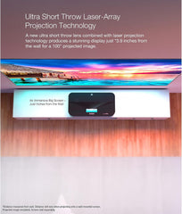 Epson EpiqVision Ultra LS800 Ultra Short Throw 3-Chip 3LCD Smart Streaming Laser Projector 4 000 Lumens 4K PRO-UHD HDR 150" Class Android TV 2.1ch Yamaha Built-in Speakers - Black (Renewed)
