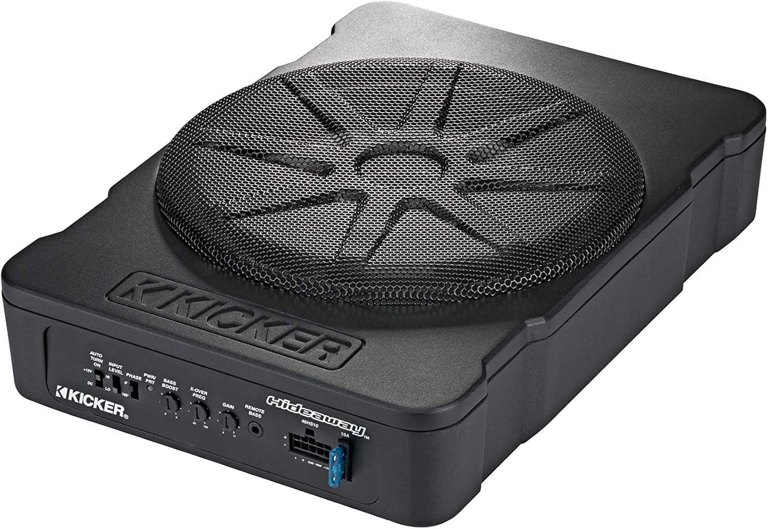 Kicker 51HS10 Hideaway Compact Powered Subwoofer 10-Inch