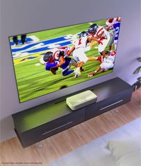 Epson EpiqVision Ultra LS800 Ultra Short Throw 3-Chip 3LCD Smart Streaming Laser Projector 4 000 Lumens 4K PRO-UHD HDR 150" Class Android TV 2.1ch Yamaha Built-in Speakers - White (Renewed)