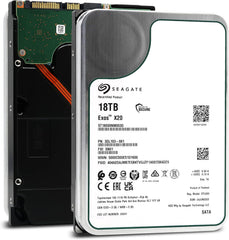 Seagate Exos X20 18TB 7200 RPM 512e SATA 6Gb/s 3.5" Enterprise Hard Drive - ST18000NM003D (Renewed)