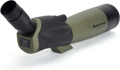 Celestron 52250 Ultima 20-60x80mm Angled Refractor Spotting Scope Telescope with Multi-Coated Optics Waterproof Rubber Tubing and Soft Carry Case Green