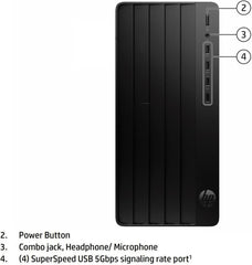 HP Desktop Computer Tower for Home Student & Business 13th Gen Intel Quad-Core Processor 16gb Ddr4 Ram 256gb Pcie Ssd WiFi Adapter Vga Rj-45 Hdmi Keyboard and Mouse Windows 11 Home
