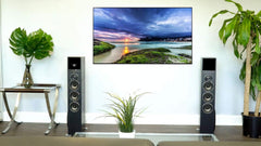 Rockville TM150B Powered Home Theater Tower Speaker System Black 1000W 10" Subwoofers Bluetooth USB/SD Playback FM Radio Remote Control Karaoke Ready Perfect for Home Entertainment