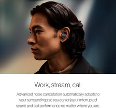 Bowers & Wilkins Pi8 Wireless Bluetooth Earbuds (Midnight Blue) in-Ear Bluetooth Earphones with Qualcomm & aptX Lossless Active Noise Cancelling Earbuds 3 Built-in Mics 15-Min Quick Charging