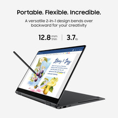 Samsung 16” Galaxy Book5 Pro 360 Copilot+ PC AI Business Laptop Windows 11 Pro Intel Core Ultra 7 Processor 258V 3K AMOLED Touchscreen 32GB / 1TB 120HZ 2025 Model NP964QHA-KG2US Gray
