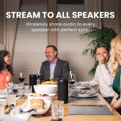 Avantree Harmony 2 – Multi-Room Wireless Speaker System with Bluetooth & Wired Inputs Easy Setup Expandable 30ms Low-Latency Sync for Whole-Home Meeting Rooms & Small Indoor Events