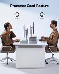 Anker 675 USB-C Docking Station (12-in-1 Monitor Stand Wireless) with 10Gbps USB-C Ports 4K@60Hz HDMI Display Wireless Charging Pad for Lenovo ThinkPad MacBook Pro M1 / M2