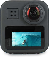 GoPro MAX 360 (2025) HD Video Waterproof Action Camera - with 50 Piece Accessory Kit | Dual-Lens 5.6K Spherical Video 1/4-20 Mounting System Vlogging and VR Content Creation