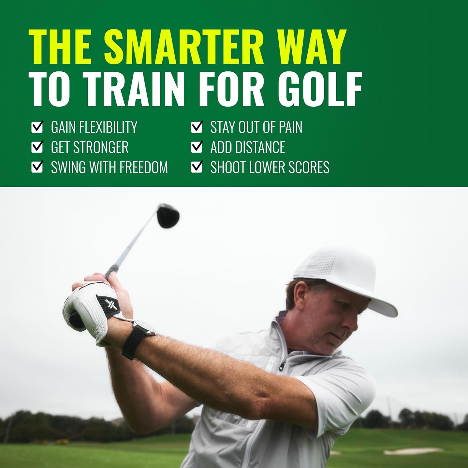 GolfForever Swing Trainer – Golf Fitness & Training System for Strength  Flexibility & Swing Power – Includes Membership & Premium Training Bar for Golf-Specific Workouts