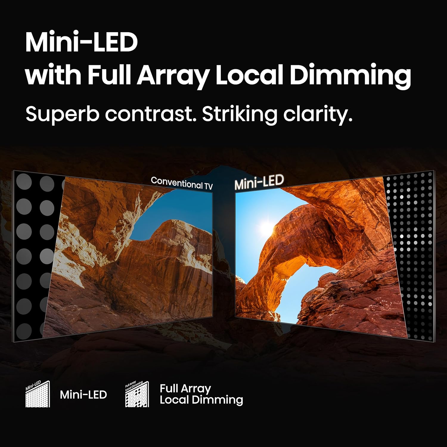Hisense 75" QD7 Mini-LED 4K Smart Fire TV - QLED  144Hz  HDR10+  Dolby Vision/Atmos  Game Mode Pro  Alexa Built-in (75QD7QF)
