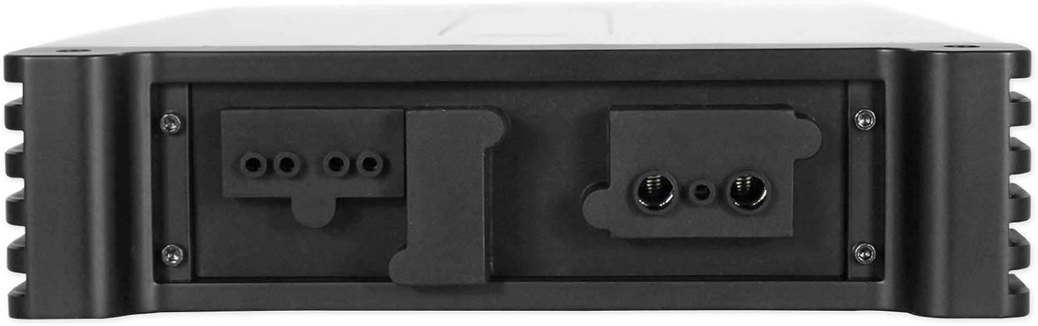Rockville DBM12 2000W Peak/500W RMS Mono 2-Ohm Marine Amplifier  Waterproof Covers  Bass Remote  Class-D Power  Designed for Boat Audio Systems