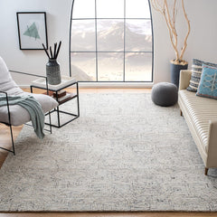 SAFAVIEH Aspen Collection Area Rug - 9' x 12', Grey & Beige, Handmade Boho Wool, Ideal for High Traffic Areas in Living Room, Bedroom (APN286F)
