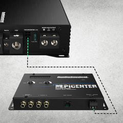 AudioControl The EPICENTER Concert Series Digital Bass Restoration Processor  Car Audio Bass Booster Enhancer with Included Dash Mount Wired Remote Control Knob  ParaBASS  Subsonic Filter (Black)