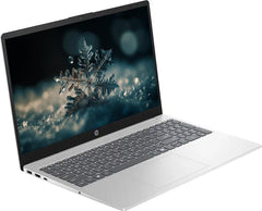 HP 15.6" Business & Student Laptop Computer with Microsoft Office 365  Intel Quad-Core Processor  Windows 11 Laptop 32GB RAM 640GB Storage (128GB UFS+512GB Docking Set)  Numeric Keypad  Natural Silver