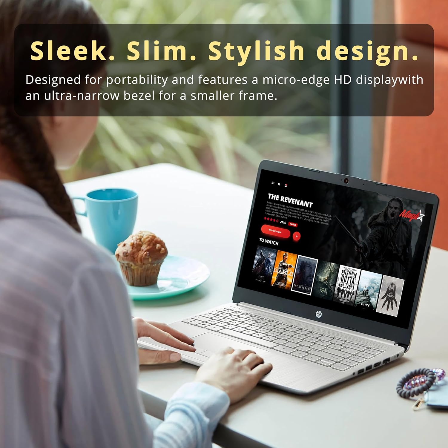 HP Stream 14" HD BrightView Laptop  Intel Celeron N4120 Processor  16GB RAM  64GB SSD  Intel UHD Graphics  720p Webcam  WiFi  HDMI  Win 11 S  Silver (Renewed)