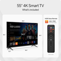 VIZIO 55-inch V-Series 4K LED HDR Smart TV w/Dolby Vision  WiFi 6E  Bluetooth Headphone Capable  Gaming Engine & Alexa Compatibility  V555M-K01  2023 Model