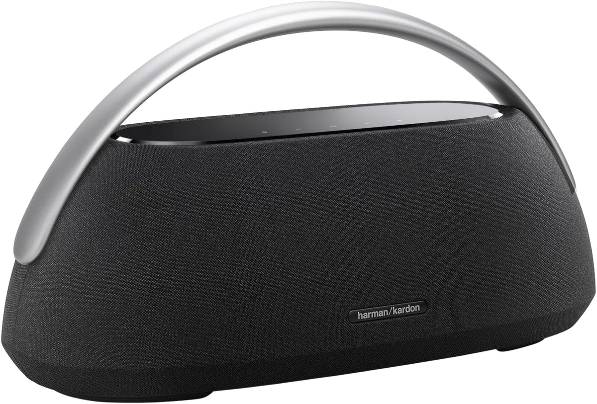 Harman Kardon Go + Play 3 - Portable Bluetooth Speaker with Superior Sound and 8 Hours Playtime  USB Charging  Auto self Tuning  Dual far-Field Microphones (Renewed)
