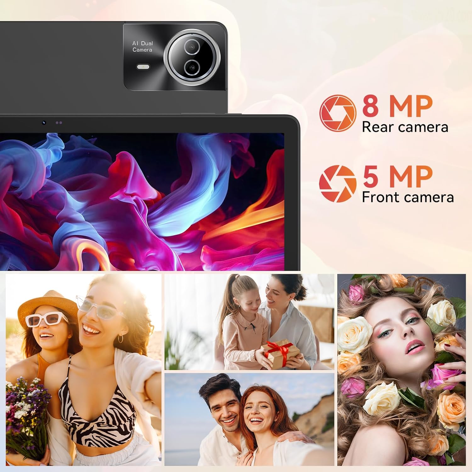 Tablet｜14 inch Android 16 Tablet｜30GB RAM 256GB ROM｜1920 * 1200 IPS FHD｜10000mAh 30W Fast Charging｜Octa-core Processor｜Wi-Fi 6, BT 5.4｜Dual Camera with Keyboard｜Mouse｜Stylus｜Case｜Headphone