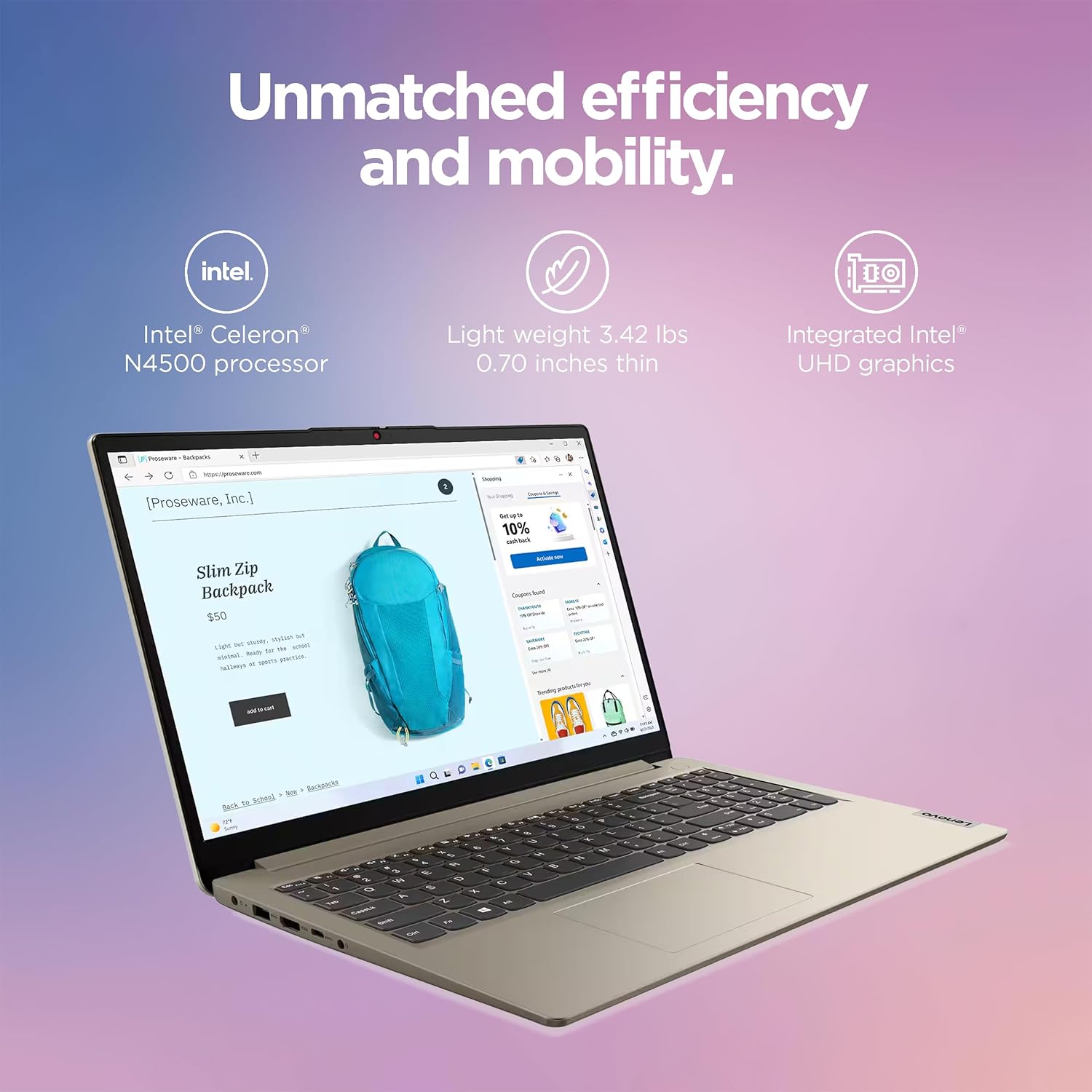 Lenovo IdeaPad Laptop Computer 2025  15.6" Display  12GB RAM  1.1TB Storage (500GB SSD + 128GB eMMC + 500GB Ext)  Intel Dual Core Processor  Long Battery  MarxsolAccessory  1 Year Office 365  Win 11