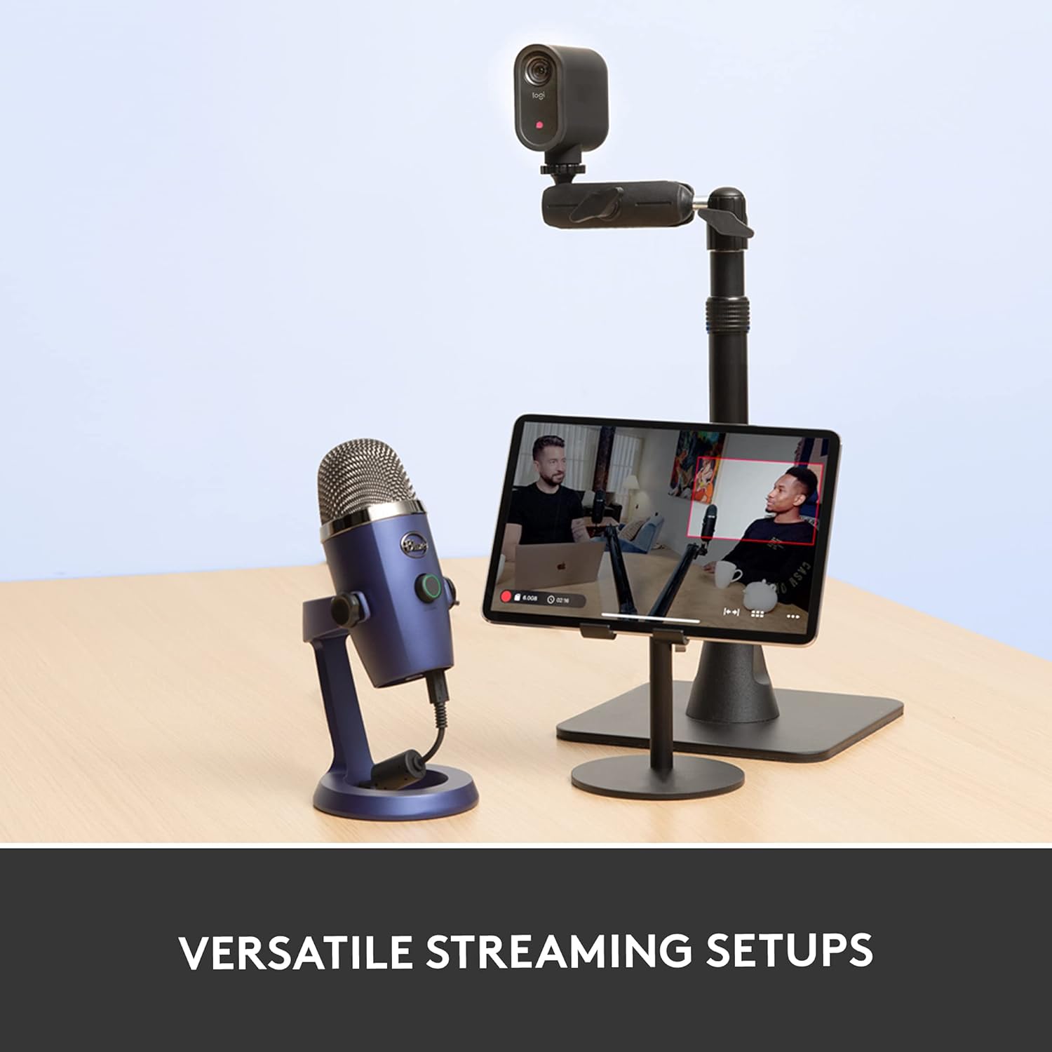 Logitech for Creators Mevo Start  Wireless Live Streaming Camera  1080p HD Video Quality  Intelligent App Control  Stream via LTE or Wi-Fi - Black