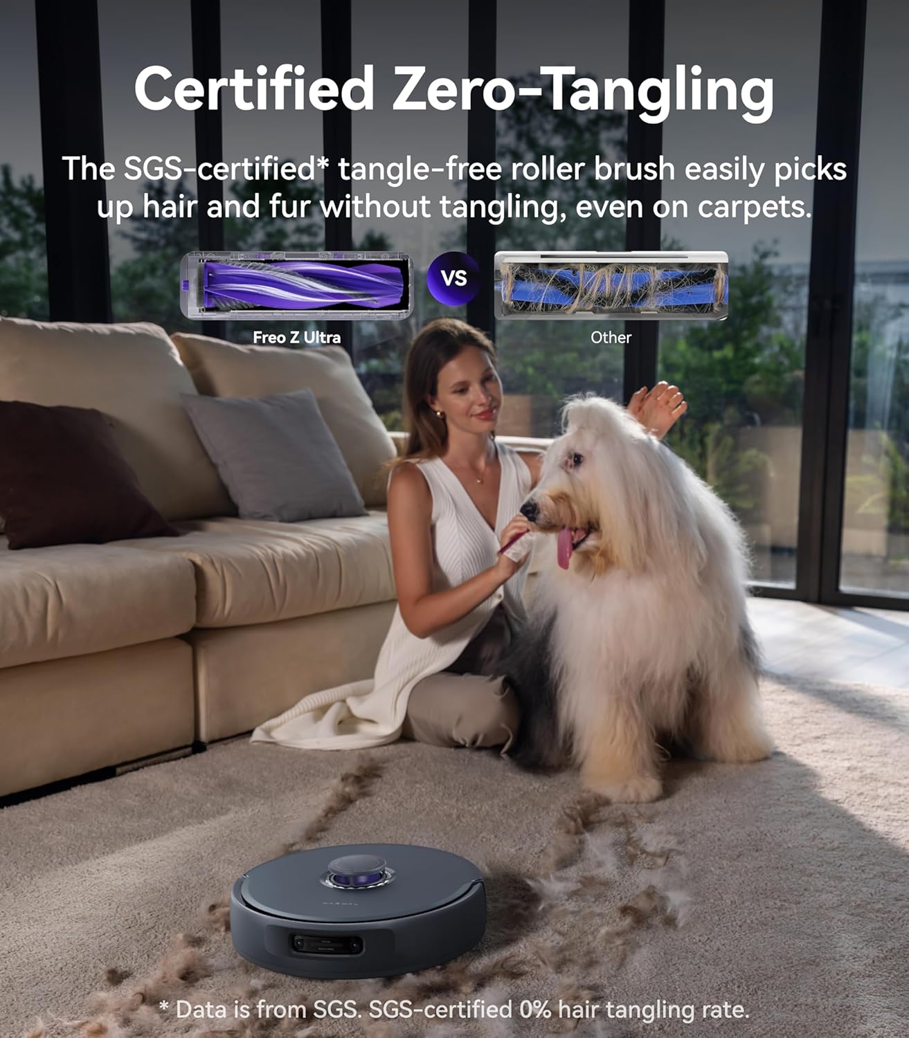NARWAL Freo Z Ultra Robot Vacuum and Mop Combo and Floor Detergent