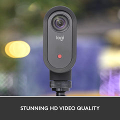 Logitech for Creators Mevo Start  Wireless Live Streaming Camera  1080p HD Video Quality  Intelligent App Control  Stream via LTE or Wi-Fi - Black