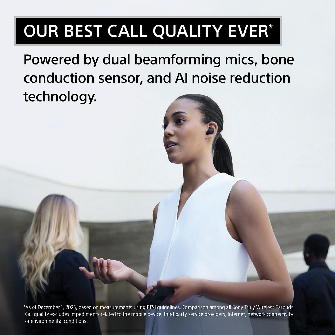 Sony WF-1000XM6 The Best Truly Wireless Noise Cancelling Earbuds (2026 Model)  Bluetooth in-Ear Headphones  with Studio-Quality Sound  Up to 24 Hours of Battery Life  Black