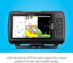 Garmin Striker Vivid 7cv  U.S. with GT20-TM Transducer - Easy-to-Use 7-inch Color Fishfinder and Sonar Transducer  Vivid Scanning Sonar Color Palettes (010-02552-00)
