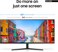 Samsung 34" ViewFinity S50GC Series Ultrawide QHD Monitor  100Hz  5ms  HDR10  AMD FreeSync  Ultrawide Screen  Eye Care  Thin Bezels  PIP  PBP  LS34C50DGANXZA  2023  Black