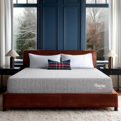 Bare Home King Mattress - Medium Firm - Extra Thick Visco Elastic Memory Foam - CertiPUR-US Certified - Support & Pressure Relief - Minimal Motion Transfer - 100 Night Trial