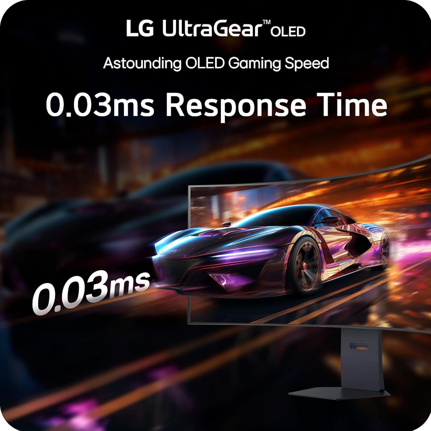 LG 45GX950A-B 45-inch Ultragear 5K2K WUHD (5120 x 2160) OLED Curved Gaming Monitor  Dual-Mode  165Hz  0.03ms  NVIDIA G-Sync  AMD FreeSync Premium Pro  HDR True Black 400  USB Type-C 90W  DP2.1