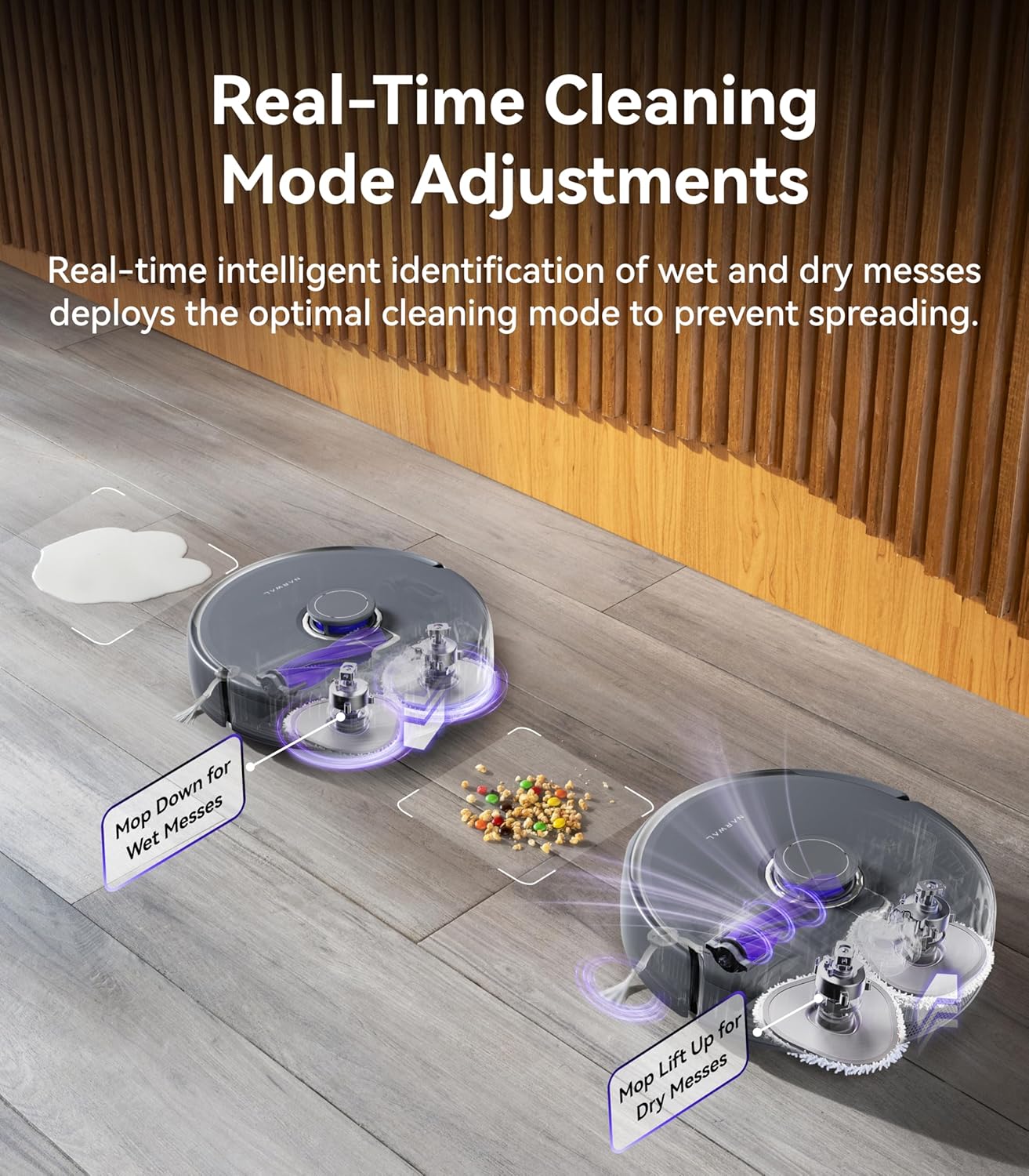 NARWAL Freo Z Ultra Robot Vacuum and Mop Combo and Floor Detergent