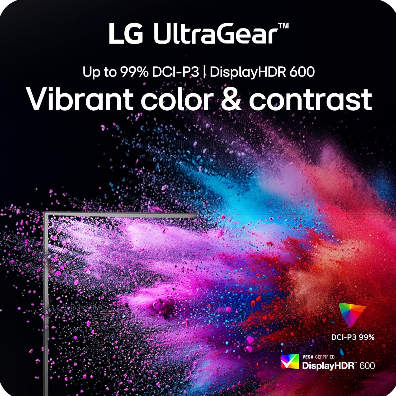 LG 27G850A-B 27-inch Ultragear 4K UHD (3840 x 2160) IPS Gaming Monitor  Dual-Mode 240Hz  1ms  NVIDIA G-Sync Compatible  AMD FreeSync Premium Pro  VESA DisplayHDR 600  HDMI  DisplayPort 2.1  Black