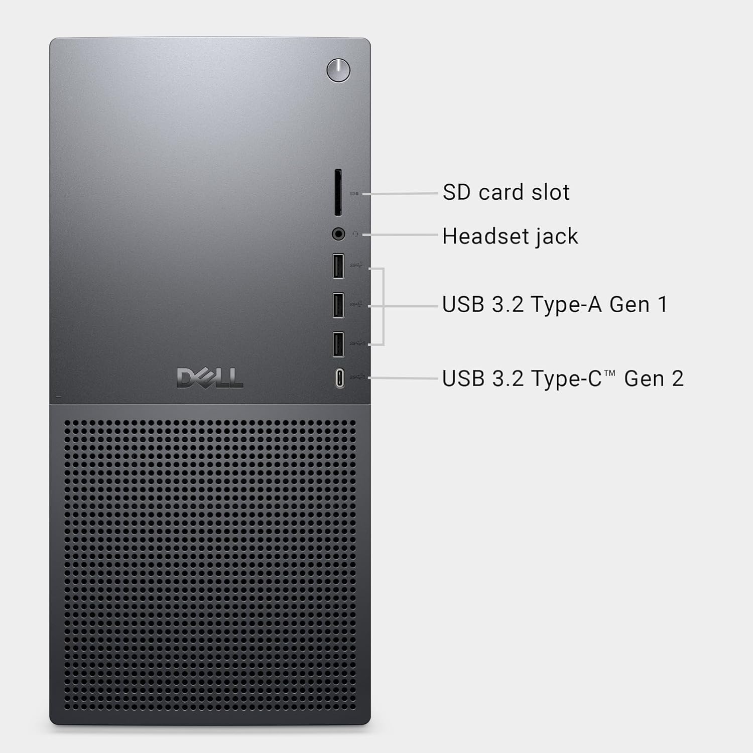 Dell Tower Plus EBT2250 Desktop Computer - Series 2 Intel Core Ultra 9 285 24-Core Processor up to 5.6 GHz  32GB DDR5 RAM  1TB NVMe SSD  NVIDIA GeForce RTX 4060 8GB GDDR6  Windows 11 Pro  Graphite