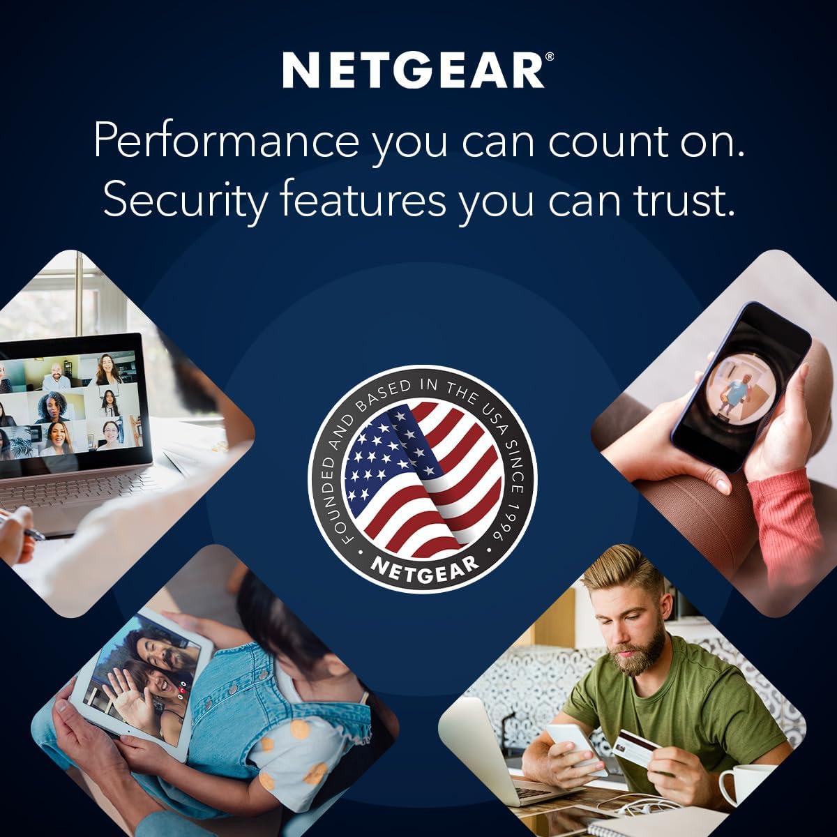 NETGEAR Orbi 770 Series Tri-Band WiFi 7 Mesh Network System (RBE773) - Router + 2 Satellite Extenders  Security Features  Up to 11Gbps  Covers up to 8 000 sq. ft.  100 Devices  2.5 Gig Internet Port
