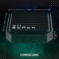 WD_Black 1TB C50 Storage Expansion Card  Officially Licensed for Xbox – Quick Resume  Plug & Play  NVMe SSD Expansion for Xbox Series X|S Gaming Consoles - WDBMPH0010BNC-WCSN