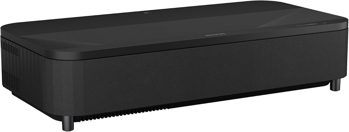 Epson EpiqVision Ultra LS800 Ultra Short Throw 3-Chip 3LCD Smart Streaming Laser Projector  4 000 Lumens  4K PRO-UHD  HDR  150" Class  Android TV  2.1ch Yamaha Built-in Speakers - Black (Renewed)