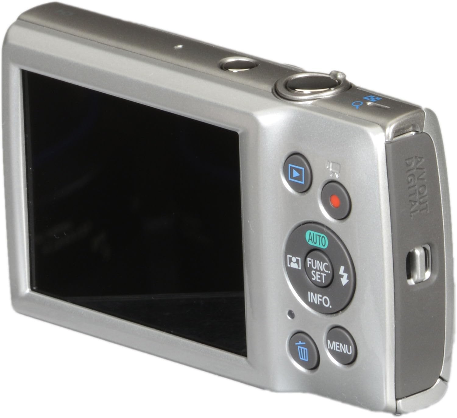 Canon PowerShot ELPH 180 Digital Camera Bundle (Silver) Compact Point and Shoot with Optical Zoom | Easy Controls Lightweight Design for Travel Family and Everyday Photography with Case and 64GB Card