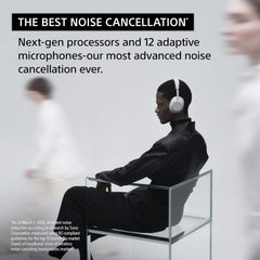 Sony WH-1000XM6 The Best Noise Canceling Wireless Headphones  HD NC Processor QN3  12 Microphones  Adaptive NC Optimizer  Mastered by Engineers  Studio-Quality  30-Hour Battery  Black
