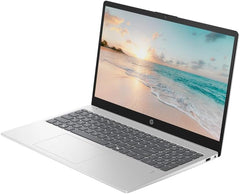 HP 15.6" FHD Business & Student Laptop Computer  16GB RAM 512GB SSD  8-Cores Intel Core i3 Processor  Windows 11  Fingerprint Reader  PLUSERA Earphones & 8-in-1 Hub Included  Natural Silver