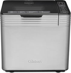 Cuisinart Bread Maker Machine, Stainless Steel Convection Bread Machine with 16 Menu Options, 3 Loaf Sizes Up to 2 Lb., 3 Crust Colors, Includes Measuring Cup, Spoon & Kneading Hook, CBK-210